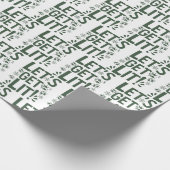 Funny Christmas Wrapping Paper Geschenkpapier (Ecke)