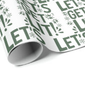 Funny Christmas Wrapping Paper Geschenkpapier (Rolleneckpunkt)