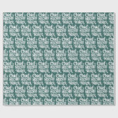 Funny Christmas Wrapping Paper Geschenkpapier (Flach)