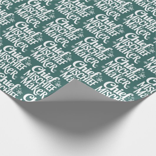 Funny Christmas Wrapping Paper Geschenkpapier (Ecke)