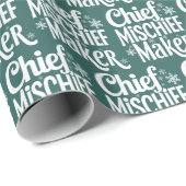 Funny Christmas Wrapping Paper Geschenkpapier (Rolleneckpunkt)