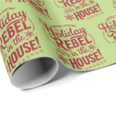 Funny Christmas Wrapping Paper Geschenkpapier (Rolleneckpunkt)