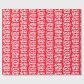 Funny Christmas Wrapping Paper Geschenkpapier (Flach)