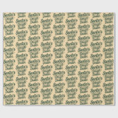 Funny Christmas Wrapping Paper Geschenkpapier (Flach)