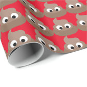 FUNNY CHRISTMAS WRAPPING PAPIER gekackt Geschenkpapier (Rolleneckpunkt)