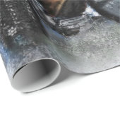 Funny Christmas Wrapping Papier Happy Best Friends Geschenkpapier (Rolleneckpunkt)