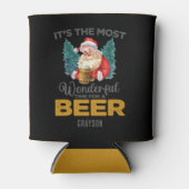 Funny Christmas Wunderbare Zeit für einen Biername Dosenkühler (Vorderseite)