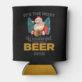 Funny Christmas Wunderbare Zeit für einen Biername Dosenkühler