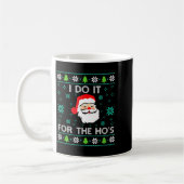 Funny Christmas Xmas Inappropriate Santa I Do It F Kaffeetasse (Links)