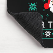 Funny Christmas Xmas Inappropriate Santa I Do It F Mousepad (Ecke)