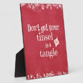 Funny Christmas Zitat Fotoplatte (Seite)