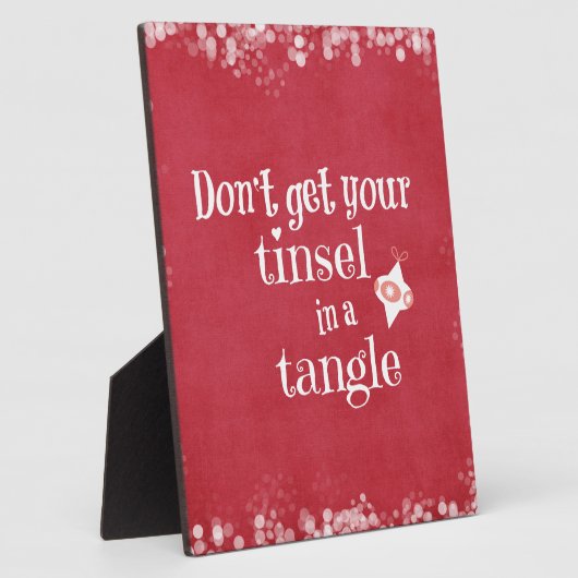 Funny Christmas Zitat Fotoplatte (Seite)