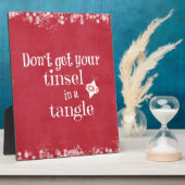 Funny Christmas Zitat Fotoplatte (Seite)