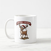 Funny Christmas Zitat - Lieber Weihnachten kann ic Kaffeetasse (Links)