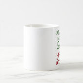 Funny Christmas Zitate Typografie Holiday Witz Kaffeetasse (Mittel)