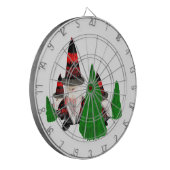 Funny Christmas Zwarfs Dartscheibe (Vorderseite Links)