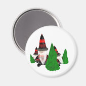 Funny Christmas Zwarfs Magnet (Vorderseite/Rückseite)