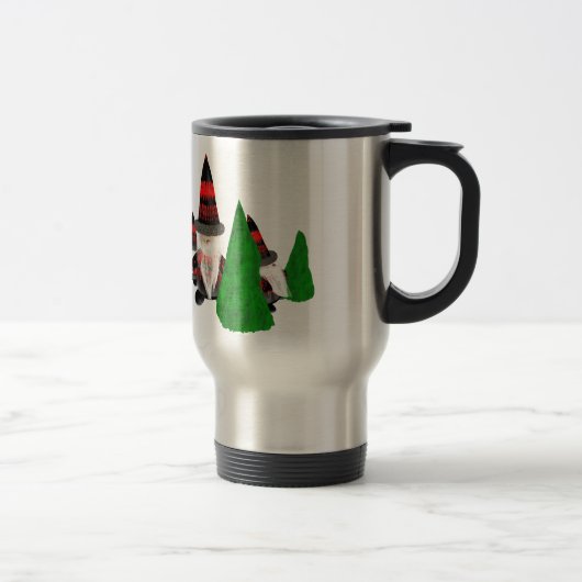 Funny Christmas Zwarfs Reisebecher (Rechts)