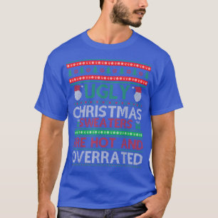 Funny Christmasfor Ugly Sweater Party Men Women Ki T-Shirt