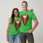 Funny Christmasuedo Red und Greenu Freunde T-Shirt (Unisex)