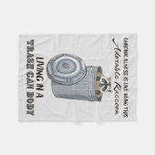 Funny Chronic Illness Gift, Chronic Illness Joke Fleecedecke (Vorderseite (Horizontal))