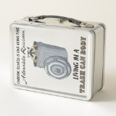 Funny Chronic Illness Gift, Chronic Illness Joke Metall Brotdose (Rückseite)