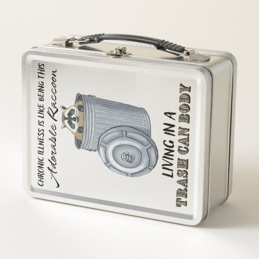 Funny Chronic Illness Gift, Chronic Illness Joke Metall Brotdose (Vorderseite)