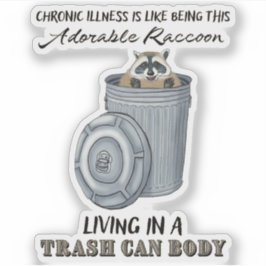Funny Chronic Illness Sticker Chronic Illness Joke