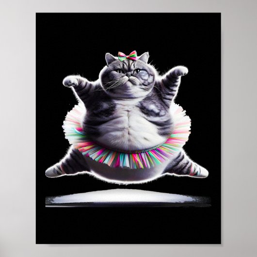 Funny Chub Niedlich Dancing Chat Poster (Vorne)