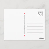 Funny Chubby Angel Spaß Frohe Weihnachten Weihnach Postkarte (Rückseite)