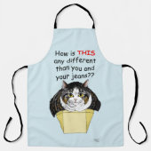 Funny Chubby Tabby Cat Box Schürze (Vorderseite)