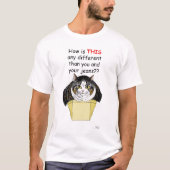 Funny Chubby Tabby Cat Box T-Shirt (Vorderseite)