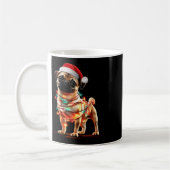 Funny Chug Christmas Graphics Dog Lights Lover  Kaffeetasse (Links)