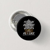 Funny Church Organism Verses Button (Vorne & Hinten)