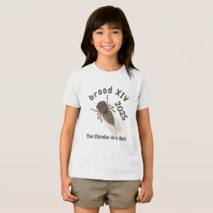 Funny Cicada Brood XIV 2025 Nature Bug Lover Tri-Blend Shirt
