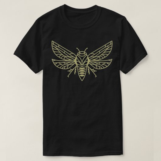 Funny Cicada Bug Insect Summer Nature Lover Graphi T-Shirt (Design vorne)