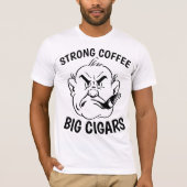 Funny CIGAR & COFFEE Männer T - Shirt (Vorderseite)