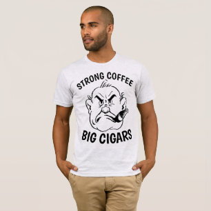 Funny CIGAR & COFFEE Männer T - Shirt