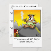 Funny Cigar Party Einladungen (Vorne/Hinten)