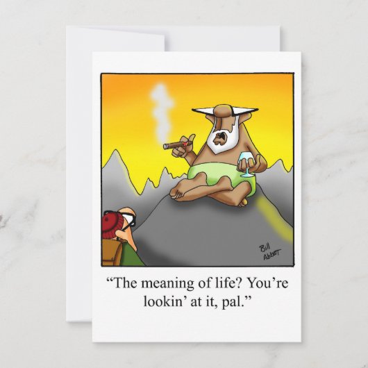 Funny Cigar Party Einladungen (Vorderseite)