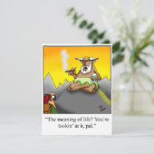 Funny Cigar Party Einladungen (Stehend Vorderseite)