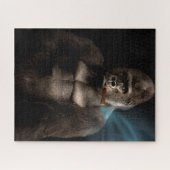 Funny Cigar Rauchen Gorilla Smoker Puzzle (Horizontal)