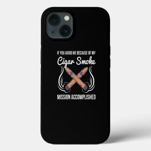 Funny Cigar Smoker Design iPhone 13 Hülle