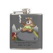 Funny Cigar Spaß Flask Geschenk Flachmann (Vorderseite)