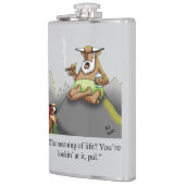 Funny Cigar Spaß Hip Flask Geschenk Flachmann (Links)
