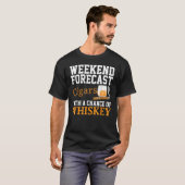 Funny Cigar und Whiskey Grafik Damen Männer Auto F T-Shirt (Vorne ganz)