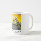 Funny Cigar Wise Man Cartoon Geschenke! Kaffeetasse (VorderseiteRechts)