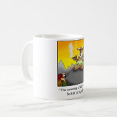 Funny Cigar Wise Man Cartoon Geschenke! Kaffeetasse (Vorderseite Links)