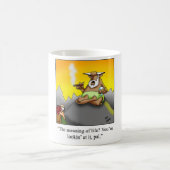 Funny Cigar Wise Man Cartoon Geschenke! Kaffeetasse (Mittel)