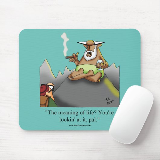 Funny Cigars Bedeutung des Lebens Maus Pad Geschen Mousepad (Mit Mouse)